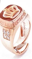 Anello Cameo Italiano Donna in Argento A23-6 - A23-6